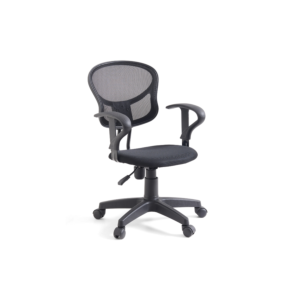 Fauteuil Enfant Smarty avec Accoudoirs - Noir