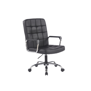 Fauteuil Sénateur Cozynest - PU Noir - 51×44×98 cm