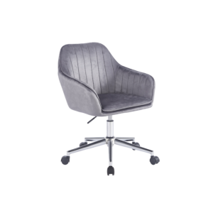 Fauteuil Valoria - Gris - 51×44×98 cm