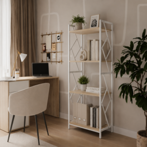 Élément de Rangement Workmate - Chêne/Blanc - 60×40×140 cm