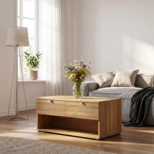 Table Basse Sumica - 100x52x43,3 cm - Chêne