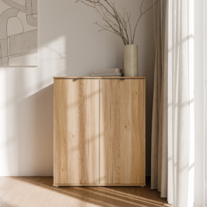 Commode Haute Sumica 2 Portes - Chêne