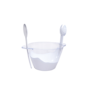 Ensemble de service à salade 4,3 L - Blanc Soldes été vague 2