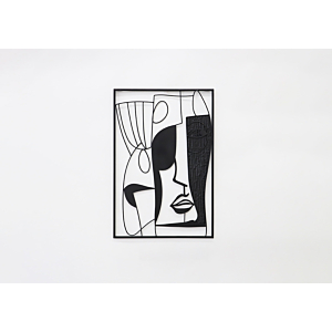 Décoration Murale 40.0x59.7x1.3 - Noir