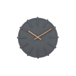 HORLOGE MURALE 25 cm - Gris Décorations