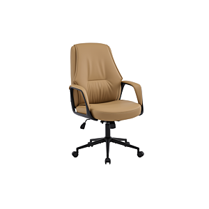 Fauteuil Sénateur Legato Pu - Taupe