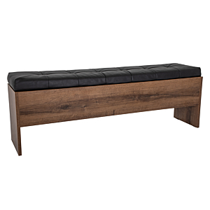 Coffre pied de lit BELLEVUE 165*54 - Marron Vente Flash