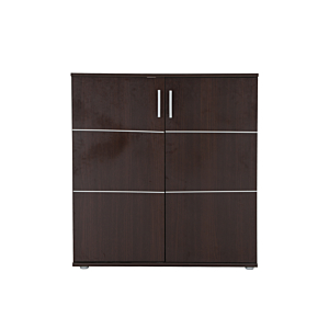 Meuble Multifonction Jonas 2 Portes - Marron Foncé