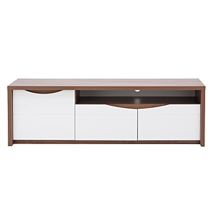 Meuble TV SAINT TROPEZ Avec LED - Blanc