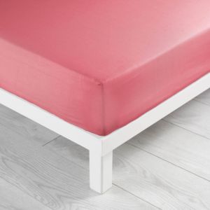 Drap housse LINA CORAIL 140x190cm
