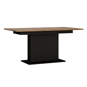 Table extensible BROLO - Noir / Chêne