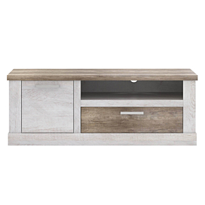Petit meuble Tv DURO - Chêne blanc