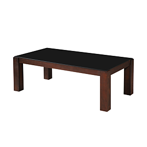Table Basse Uranus En Verre Noir