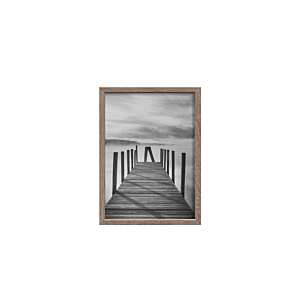 CADRE PHOTO EVASION EN ALUMINIUM 13x18cm - GRIS CHÊNE Décorations