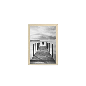 CADRE PHOTO EVASION EN ALUMINIUM 13x18cm - BEIGE Décorations