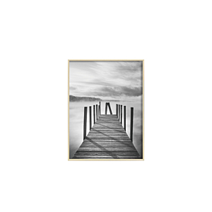 CADRE PHOTO EVASION EN ALUMINIUM 46x61cm - BEIGE Décorations