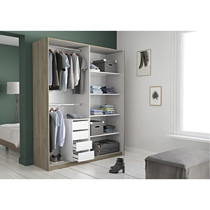 Commode BLOKTY 4 tiroirs – Blanc