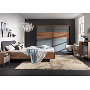 Armoire INFINITO - Marron / Gris