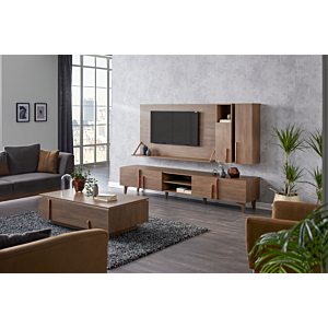 Meuble TV CARPINUS 180,2x48,8x47,7 cm - Chêne