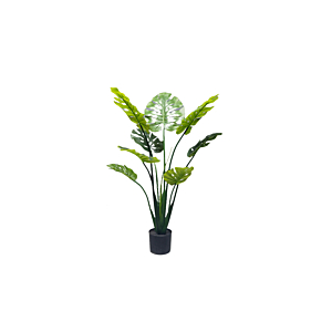 ARBRE DE MONSTERA ARTIFICIEL AVEC POT - Blanc Plantes et fleurs artificielles