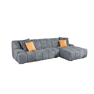 Canapé D'ANGLE DROIT BUBBLE - Gris
