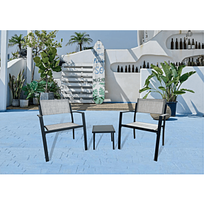 Set Balcon Chill Out - Gris Clair
