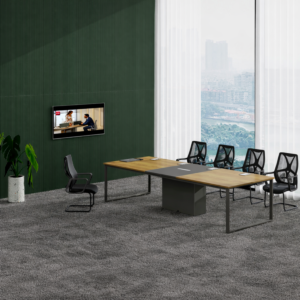 Table De Conférence Start Pro - Noyer/Gris