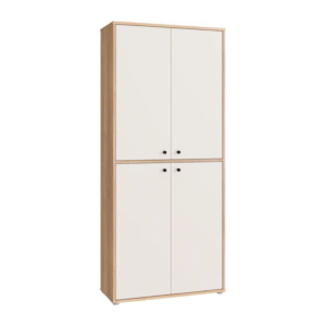 Vestiaire Kendray 4 portes 83,7 × 191,1 × 34,9 cm - chêne/sable Les Petits Prix