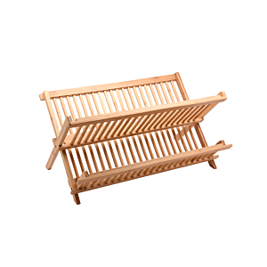 Égouttoir à vaisselle en bambou - Beige Art de la table