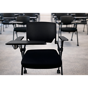 Chaise Avec Ecritoire Easynote - Noir