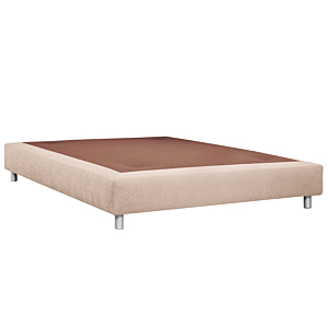 Sommier Tapissé Valkery Florida 140X190 Cm - Taupe