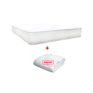 Matelas KINEDORSAL FUTURA - Blanc + Couette Gratuite
