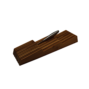 Range couteaux bambou - Marron Art de la table
