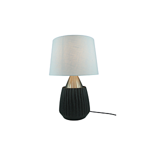 LAMPE DE TABLE EN CERAMIC METAL 30X47cm - Noir Luminaires et éclairage