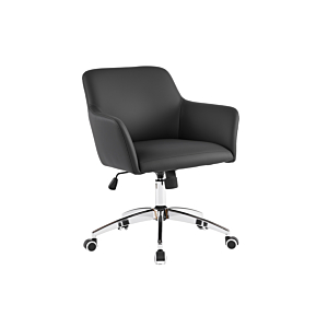 Fauteuil Guest Line PU - Noir