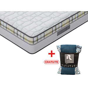 MATELAS RICHBOND R TONIC - Blanc + Parure de Draps Gratuite