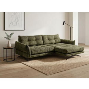 Canapé d’angle Roda AC avec dossier coulissant – Vert
