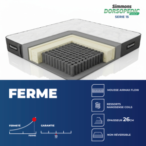 Matelas Dorsopedic Serie 15 - Gris