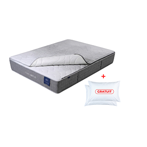 Matelas Doremi Ultra Medical New - Gris / Blanc + Oreiller Gratuit Essentiel HIVER