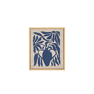 TABLEAU VASE AVEC CADRE - BLEU Accessoires