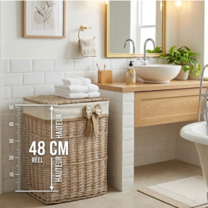 Panier De Rangement Tomy 48cm - Taupe
