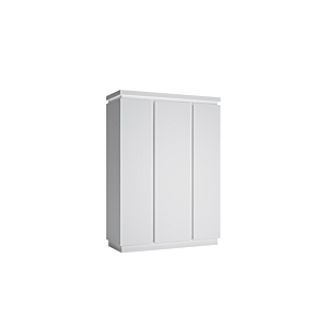 ARMOIRE LYON 3 Portes - Blanc Armoires
