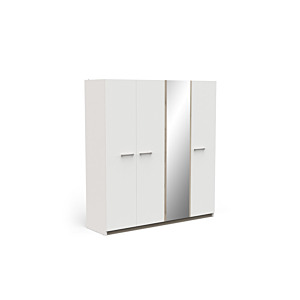 ARMOIRE WATSON WHITE - Blanc Soldes été vague 2