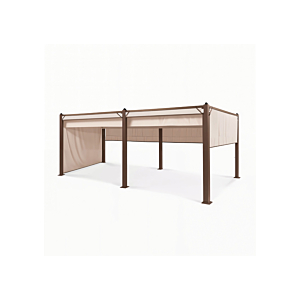 GAZEBO PURE-HARMONY EN ACIER - BEIGE Soldes été vague 2