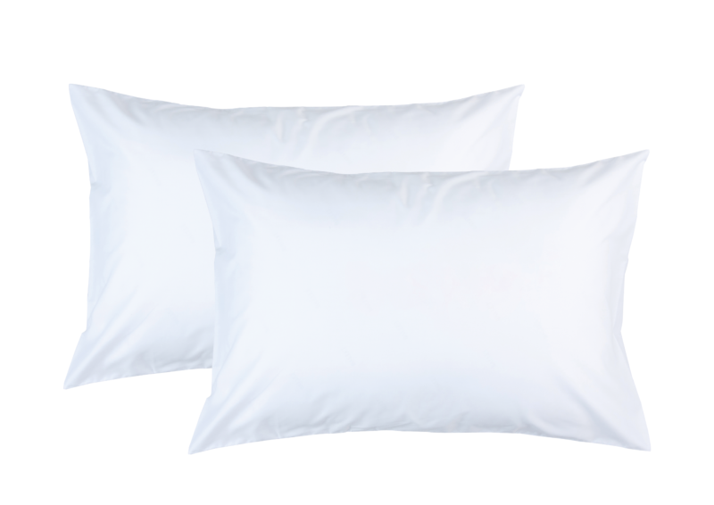 Pack De 2 Oreillers 45x70cm - Blanc 